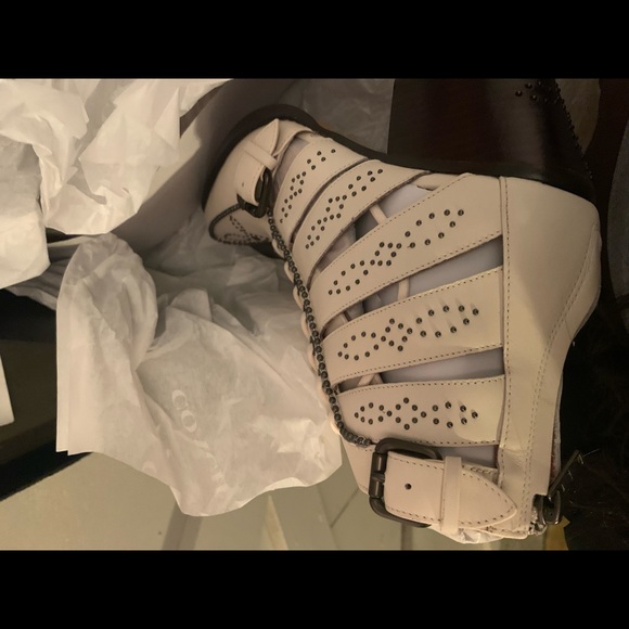 Coach Studded Paisley Boots - Picture 3 of 12